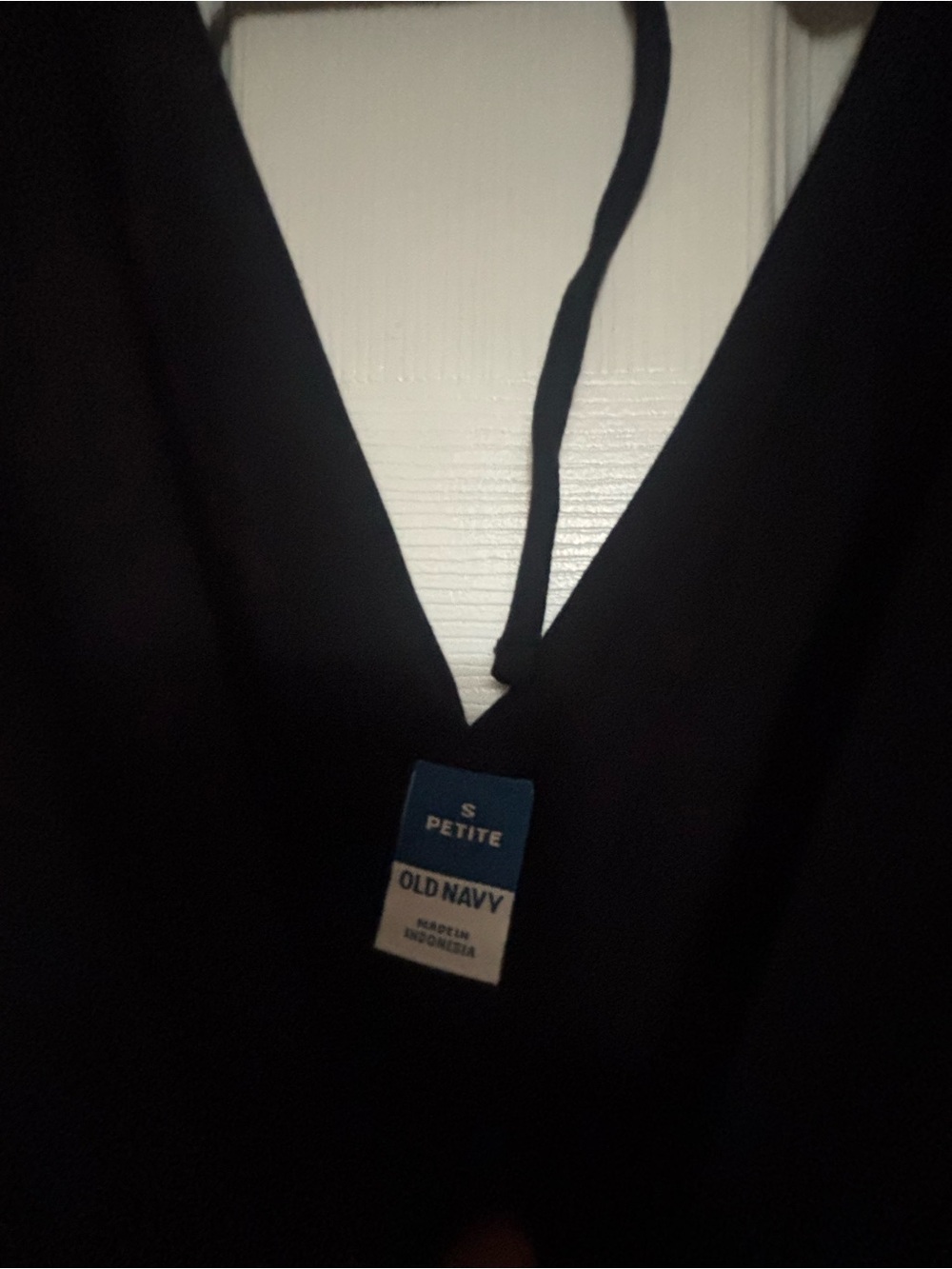 Old Navy Black V-Neck Jumpsuit with Tie Back - NWT - Picture 5 of 5
